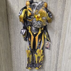 Disguise Bumblebee Superhero Costume Transformers Kids Size Small 4-5 NWT